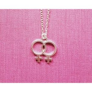 LGBTQ 🏳️‍🌈 Double Venus Pendant Necklace